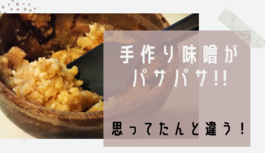 手作り味噌がパサパサすぎ 失敗なのかプロに聞いてみた 専業主婦のすすめ 手作り味噌がパサパサすぎ 失敗なのかプロに聞いてみた 専業主婦のすすめ
